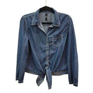 Seven7 Chambray Top